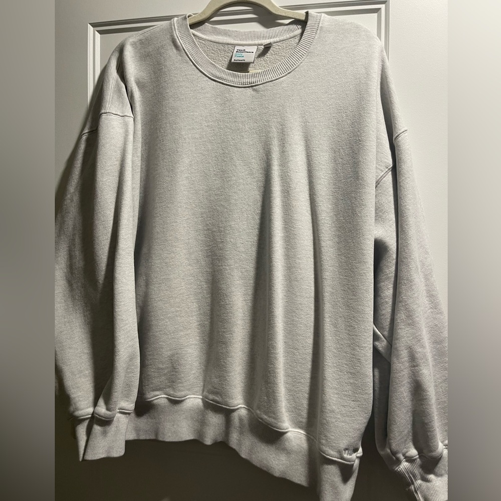 Aritzia TNA Gray Crewneck Sweatshirt